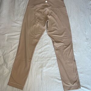 Lululemon athletica Tan Leggings. In great condition, no rips/tears. Worn twice.